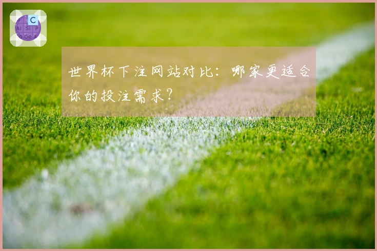 世界杯下注网站对比:哪家更适合你的投注需求?